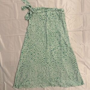 Fabienne Chapot Bobo Tara Wrap Skirt Hearts White Sea Green Love Stream M